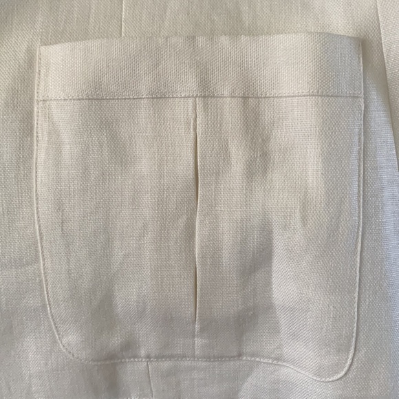 Lauren Ralph Lauren 100% Linen White Blazer New With Tags Size 14 - Picture 11 of 14